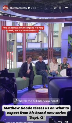 Credit: The One Show Instastory
