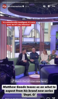 Credit: The One Show Instastory
