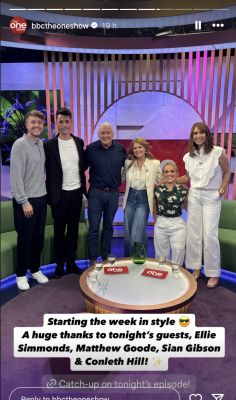 Credit: The One Show Instastory
