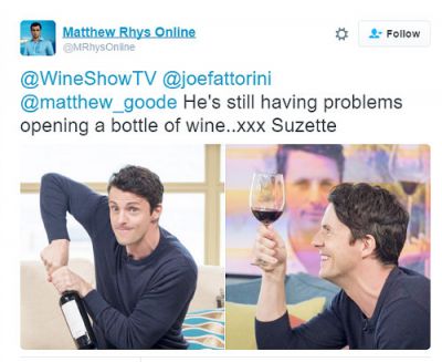 Credit: The Wine Show TV Twitter
